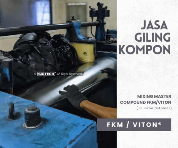 Jasa Giling Karet Kompon FKM/Viton